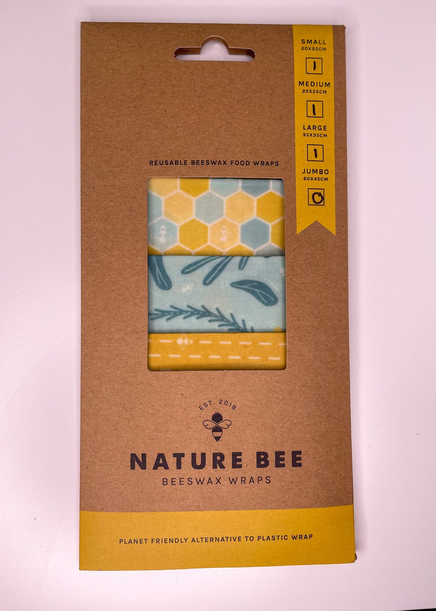 Beeswax Wraps Set of 3