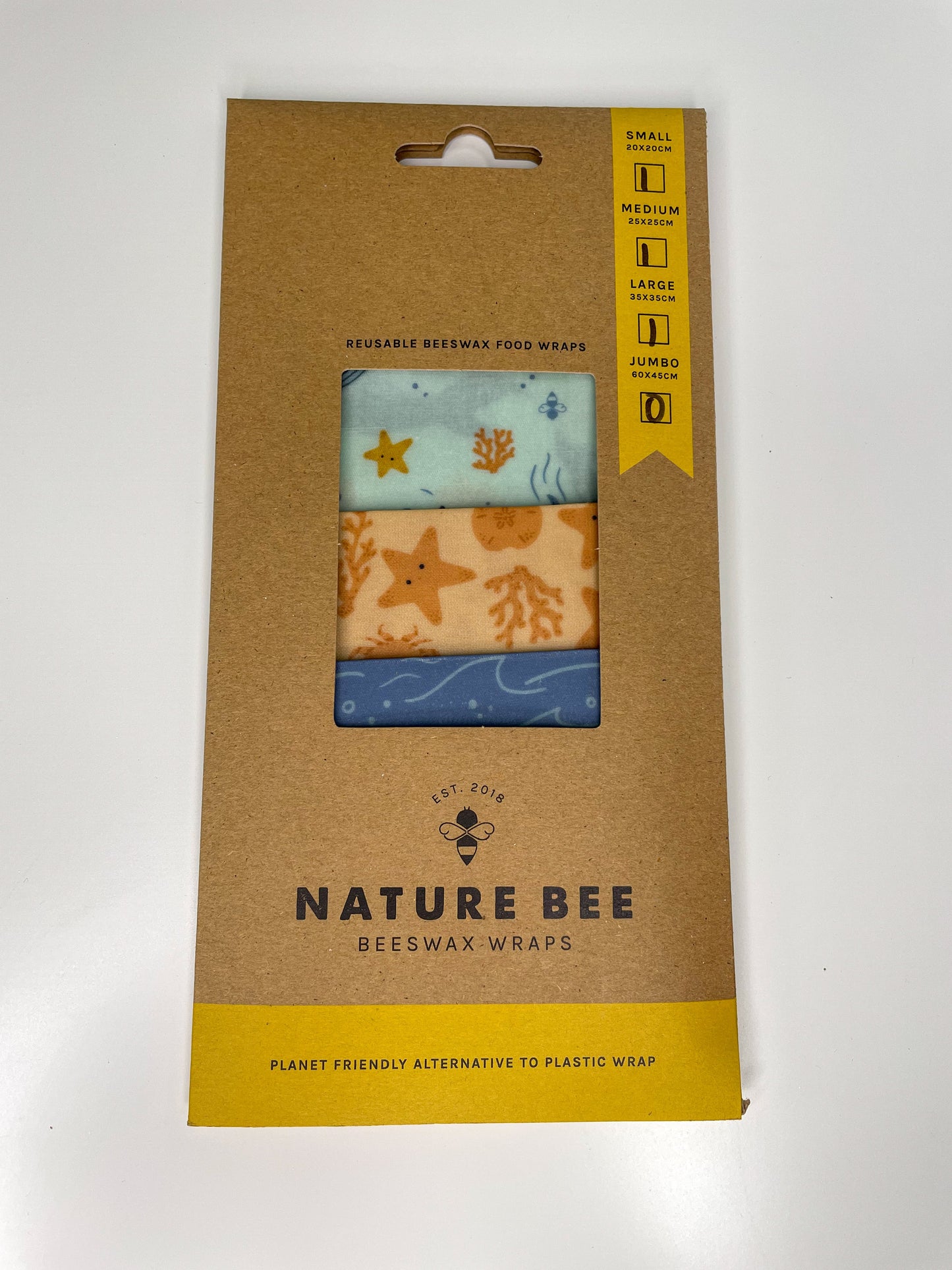 Beeswax Wraps Set of 3