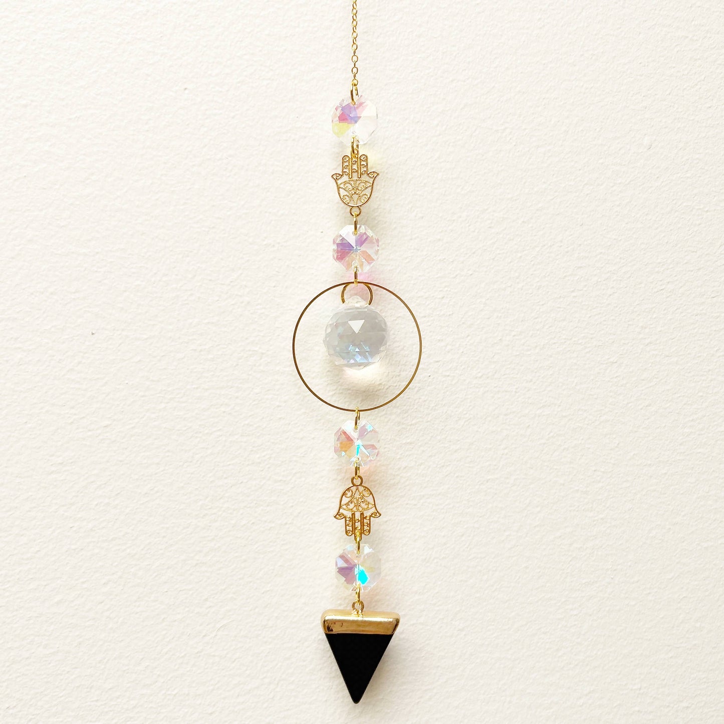 Double Hamsa Suncatcher