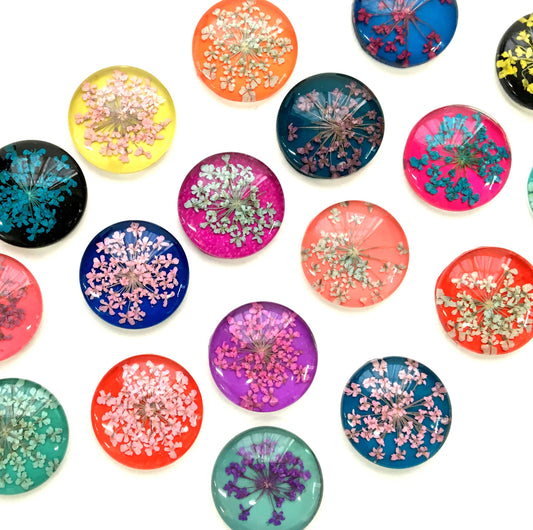 Magnets- Pressed Flowers (Set of 4)