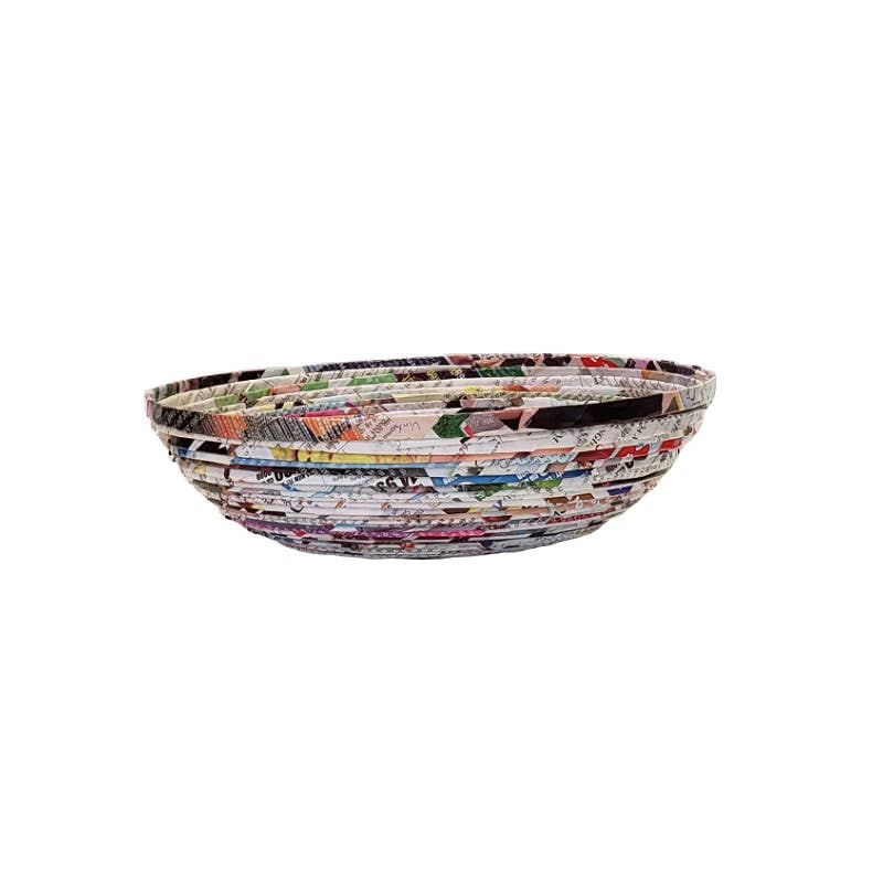 Paper Bowl - Set of 5 - Recycled Paper