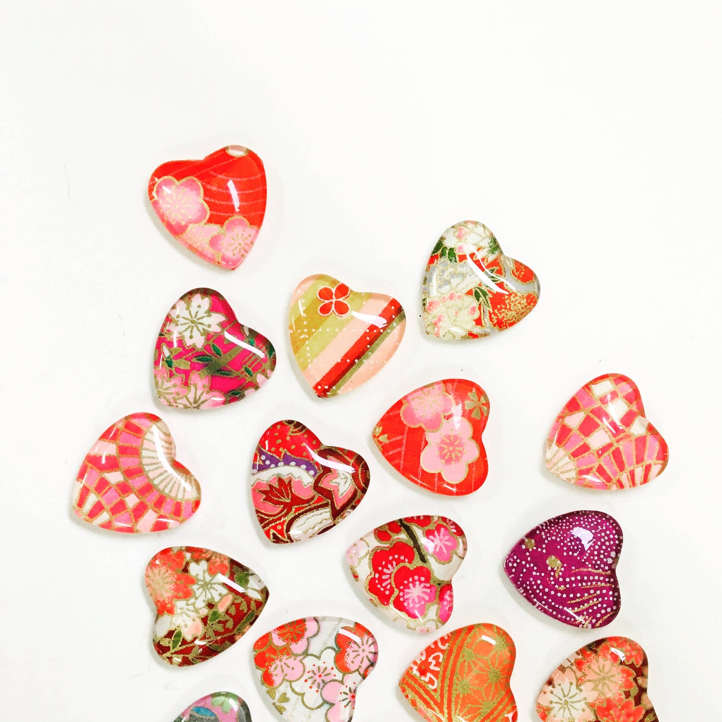Heart Shaped Magnets (Set of 2)