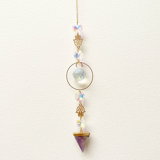 Double Hamsa Suncatcher