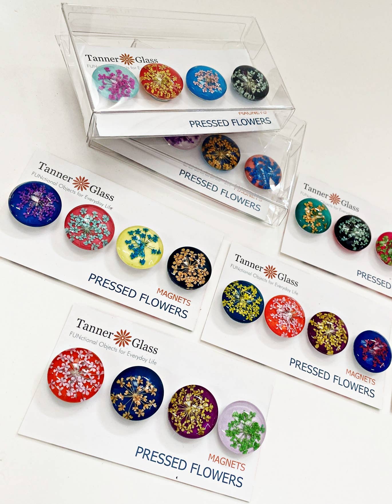 Magnets- Pressed Flowers (Set of 4)